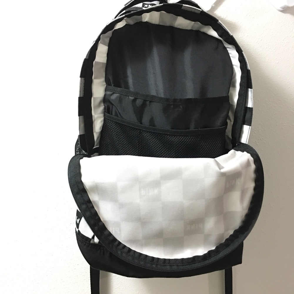 NEW Victoria’s Secret PINK Checker Backpack RARE - Picture 11 of 16